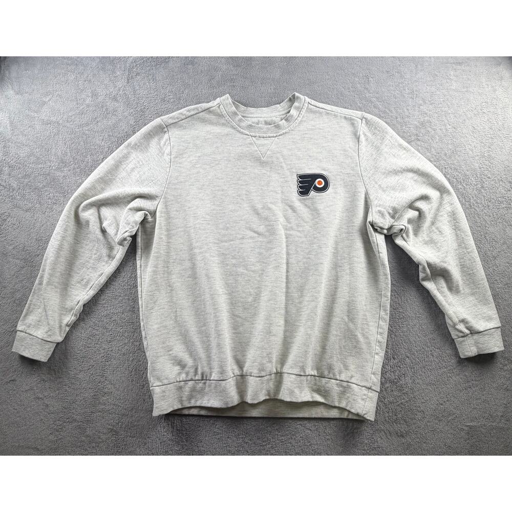 Antigua Philadelphia Flyers Women’s XL Sweatshirt Gray NHL Crewneck Pullover